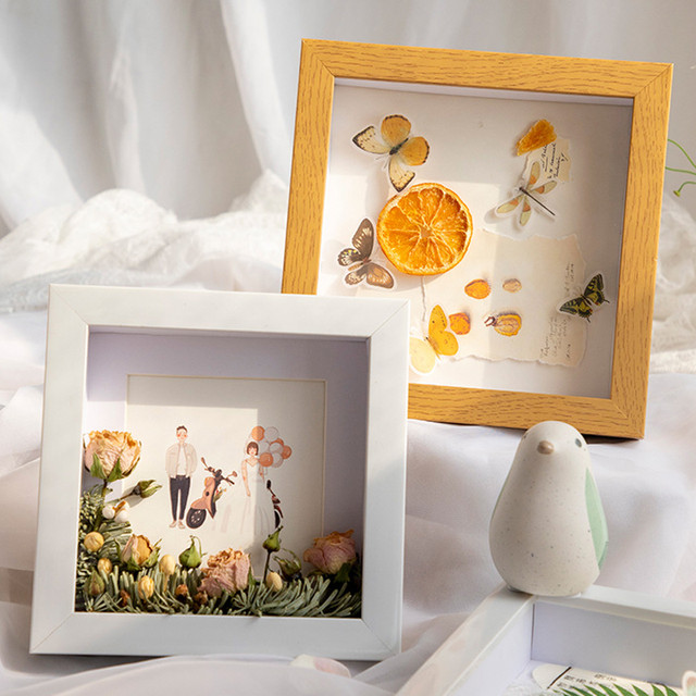 Hollow Dried Flower Frame, Dried Flower Photo Frame